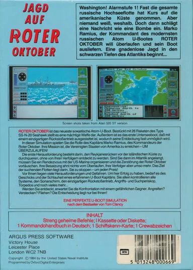 Image n° 1 - screenshots  : Jagd auf roter Oktober
